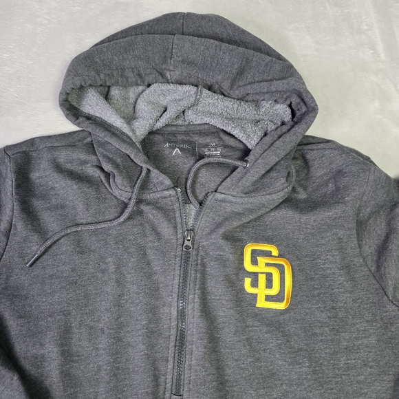 San Diego Antigua Pullover Gray Hoodie Sz 2XL - Picture 2 of 6